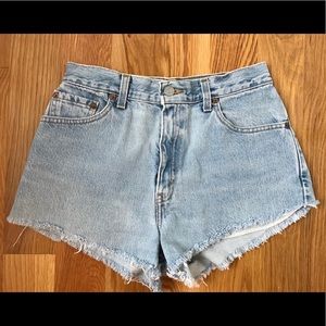 Levi’s High Waisted Vintage Jean Shorts- Vintage